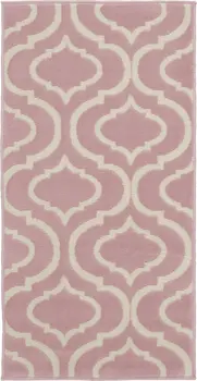 2' X 4' Gray Moroccan Power Loom Area Rug