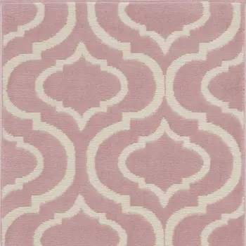2' X 4' Gray Moroccan Power Loom Area Rug