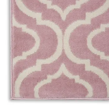 2' X 4' Gray Moroccan Power Loom Area Rug