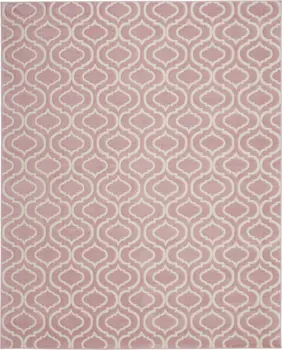 8' X 10' Gray Moroccan Power Loom Area Rug