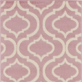 7' Gray Moroccan Power Loom Runner Rug