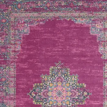 12' X 15' Blue Moroccan Power Loom Distressed Area Rug