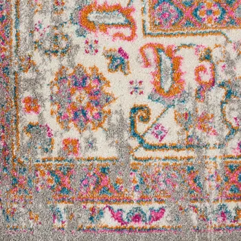 12' X 15' Blue Moroccan Power Loom Distressed Area Rug
