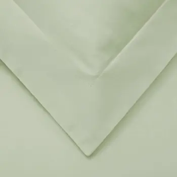 Light Green Queen Cotton Blend 1000 Thread Count Washable Duvet Cover Set