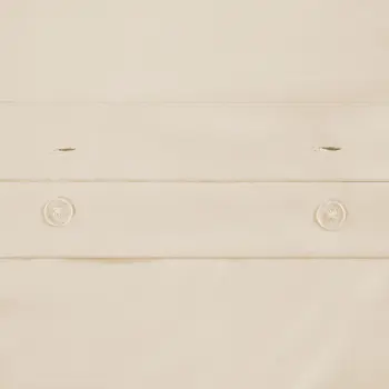 Ivory Queen Cotton Blend 650 Thread Count Washable Duvet Cover Set