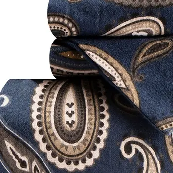 Blue and White King Cotton Blend 0 Thread Count Washable Duvet Cover Set