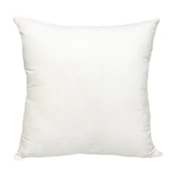20" Brown and White Striped Cotton Throw Pillow