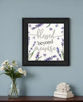 Blessed Beyond Measure Black Framed Print Wall Art