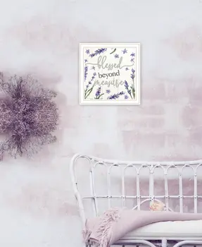 Blessed Beyond Measure White Framed Print Wall Art