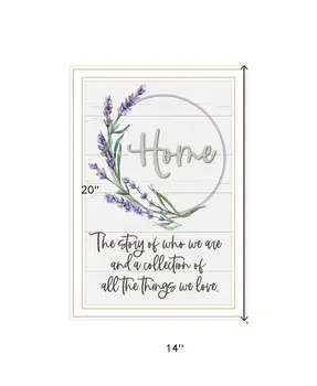 Home a Circle of Love White Framed Print Wall Art