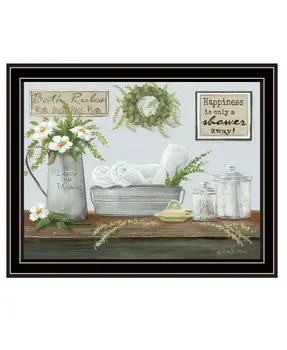 Fresh Towels Black Framed Print Wall Art