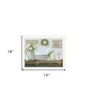 Fresh Towels White Framed Print Wall Art