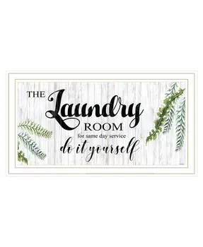 The Laundry Room-Same Day Service Framed Print Wall Art