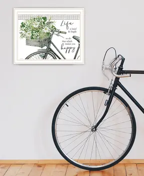DO THAT WHICH MAKES YOU HAPPY White Framed Print Wall Art