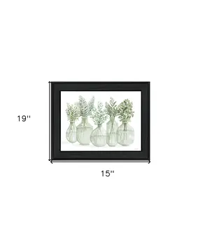 Simply Sage Black Framed Print Wall Art