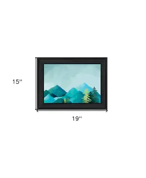 Adventure Awaits Black Framed Print Wall Art