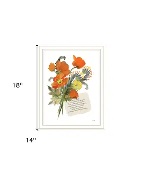 See You Grow White Framed Print Wall Art