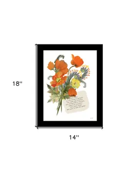 See You Grow Black Framed Print Wall Art
