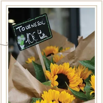 Sunflower Bouquet White Framed Print Wall Art