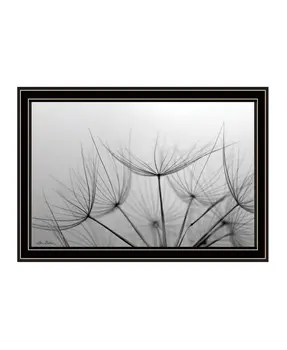 Love is a Delicate Flower Black Framed Print Wall Art