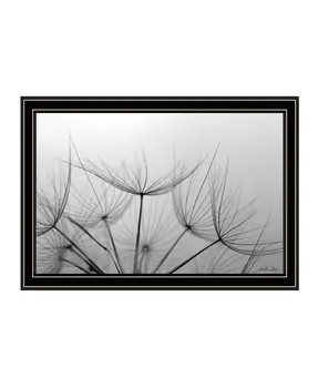 Love is a Delicate Flower Black Framed Print Wall Art