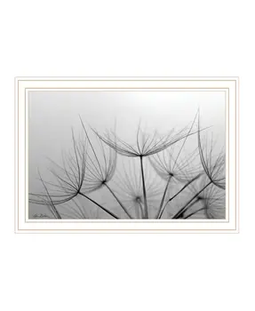 Love is a Delicate Flower White Framed Print Wall Art