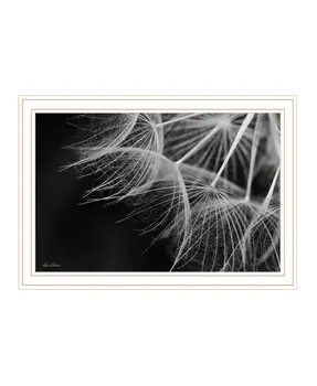 Delicate Beauty White Framed Print Wall Art