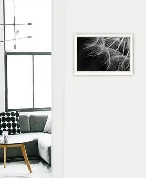 Delicate Beauty White Framed Print Wall Art
