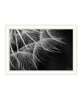 Delicate Beauty White Framed Print Wall Art