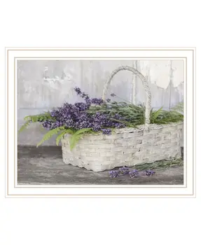 My Lavender White Framed Print Wall Art