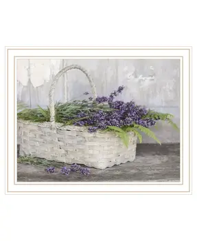 My Lavender White Framed Print Wall Art