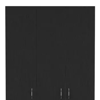 Two Piece Brown and Black Bedroom Set