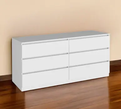 Two Piece White Bedroom Set