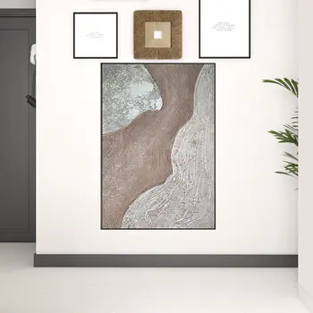 Black and White Fabric Airplane Wall Decor