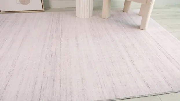 4' X 6' Beige Abstract Area Rug