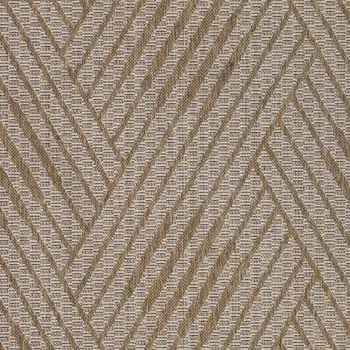 9' X 12' Beige Geometric Stain Resistant Indoor Outdoor Area Rug