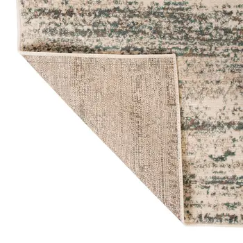 8' X 10' Gray and Ivory Abstract Power Loom Area Rug