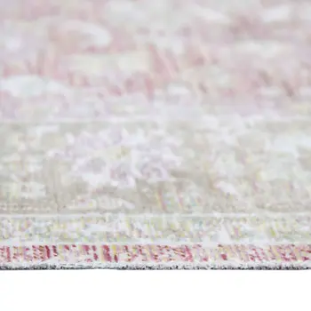 5' X 8' Sage And Gray Medallion Area Rug