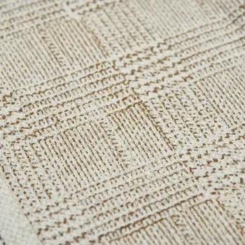 9' X 12' Gray And Brown Striped Flatweave Handmade Distressed Area Rug With Fringe