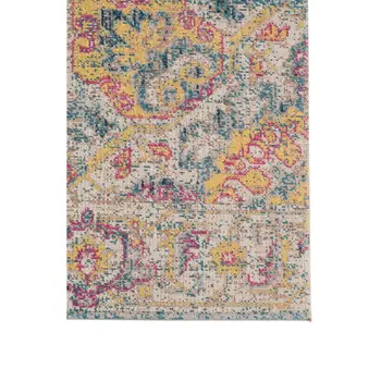 10' X 14' Yellow Medallion Area Rug