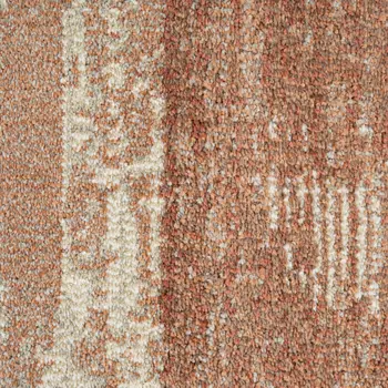 9' X 12' Sand And Ivory Geometric Area Rug