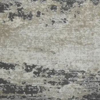 5' X 8' Ivory Beige And Gray Abstract Area Rug