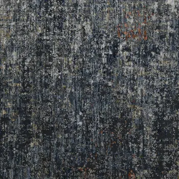 5' X 8' Ivory And Gray Abstract Area Rug