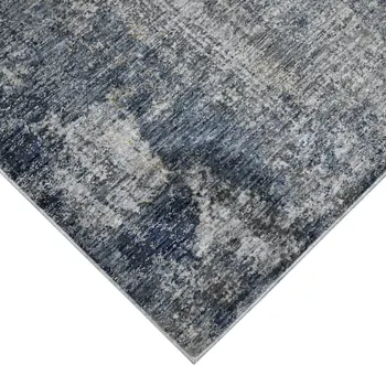 10' X 14' Ivory And Gray Abstract Area Rug