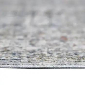 5' X 8' Ivory And Orange Oriental Area Rug