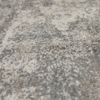 8' X 10' Beige Ivory And Gray Abstract Area Rug