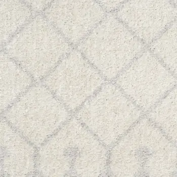 5' X 7' Gray And Ivory Moroccan Washable Area Rug