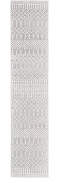 8' Gray Moroccan Runner Rug