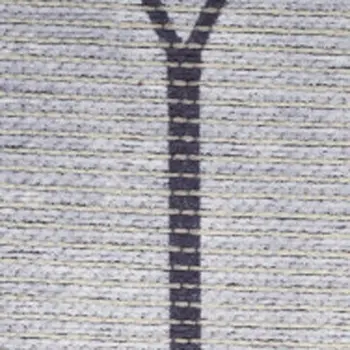 9' X 12' Ivory and Gray Geometric Power Loom Washable Area Rug