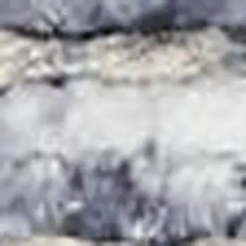 9' X 12' Gray and Ivory Floral Power Loom Distressed Washable Area Rug